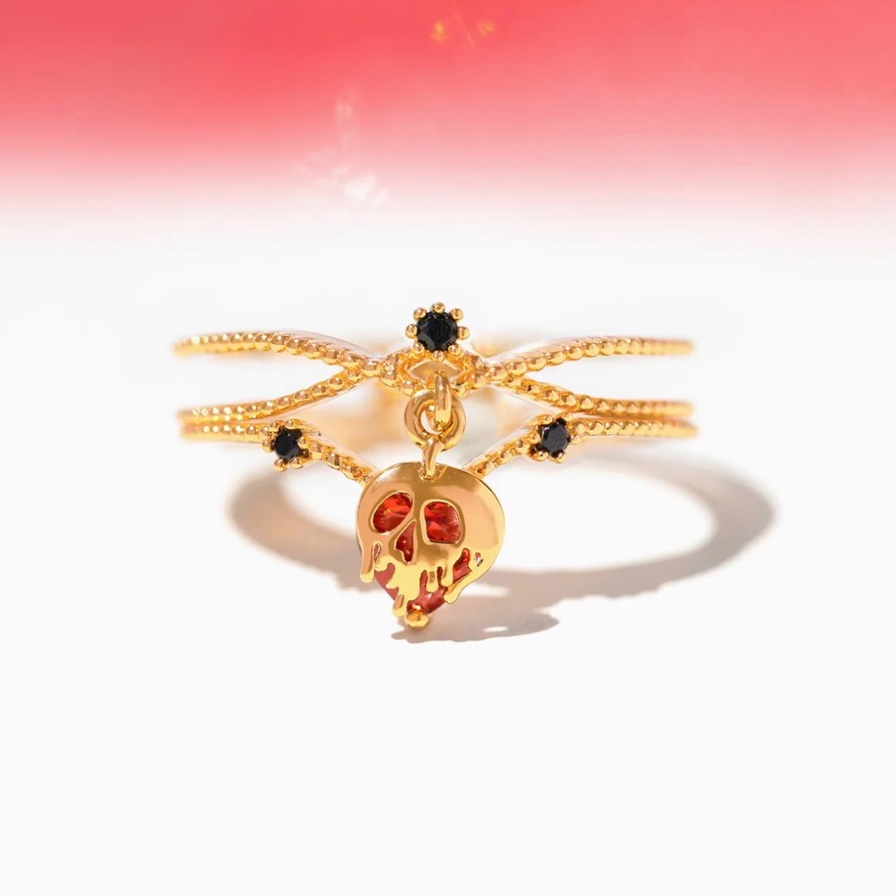 Girls Crew Disney Villains Evil Queen Ring Set